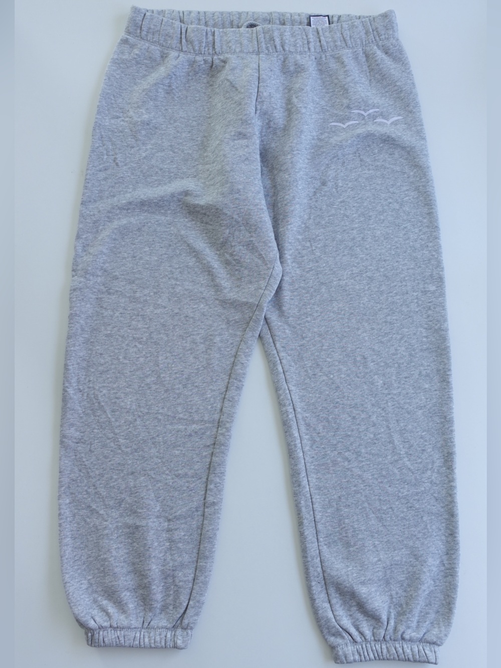 LAZYPANTS Women's Premium Fleece Relaxed Jogger Sweatpants Heather Grey L